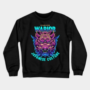 Fearless Warior Japanese Culture Crewneck Sweatshirt